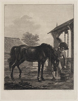 KG 07930
<br/>
Soldaat met drinkend paard bij waterput
<br/>
<em>Bemme Adriaanszoon, Joannes (1775 - 1841)</em>
